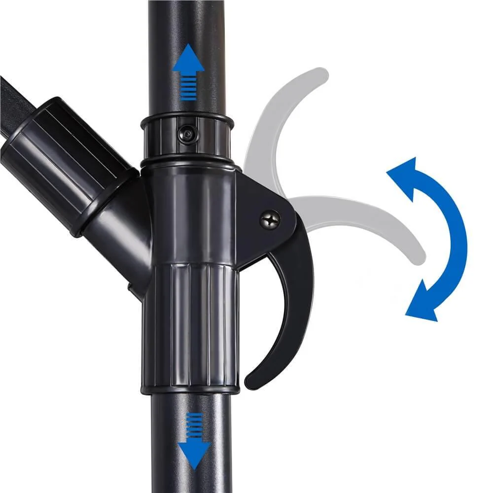 Yaheetech 9 Ft Patio Offset Umbrella - Image 8