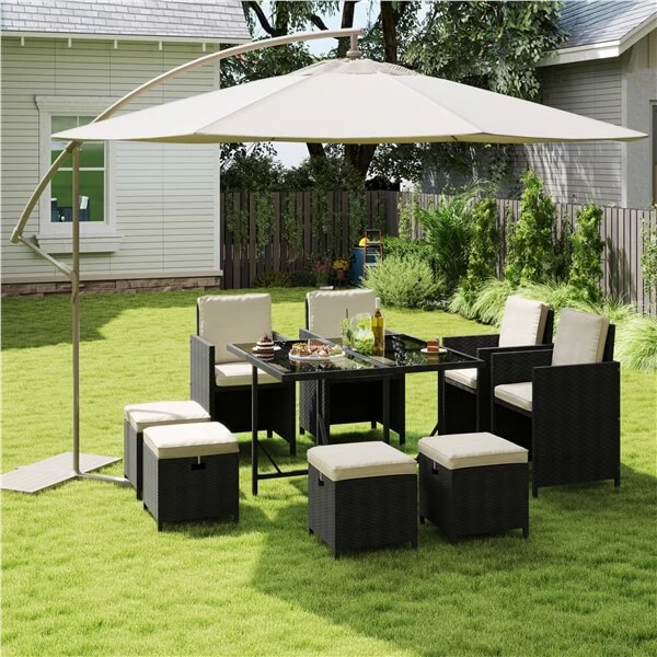 Yaheetech 9-Piece Patio Dining Sets - Image 10