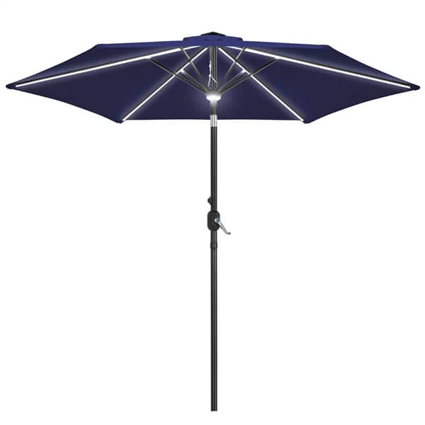 Yaheetech 9FT Solar Lighted Patio Umbrella - Image 4