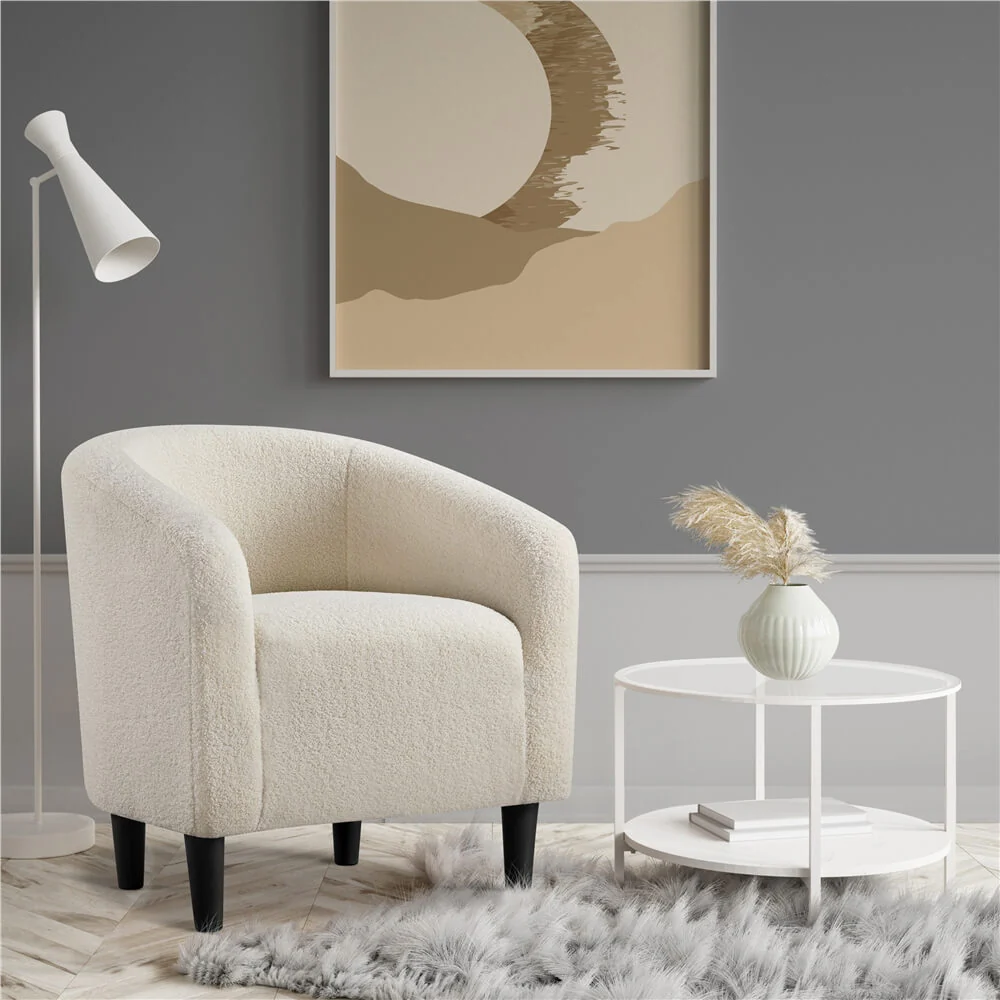 Yaheetech Accent Barrel Chair