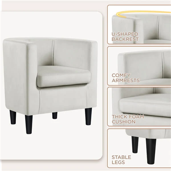 Yaheetech Modern and Comfortable Armchairs - Image 8