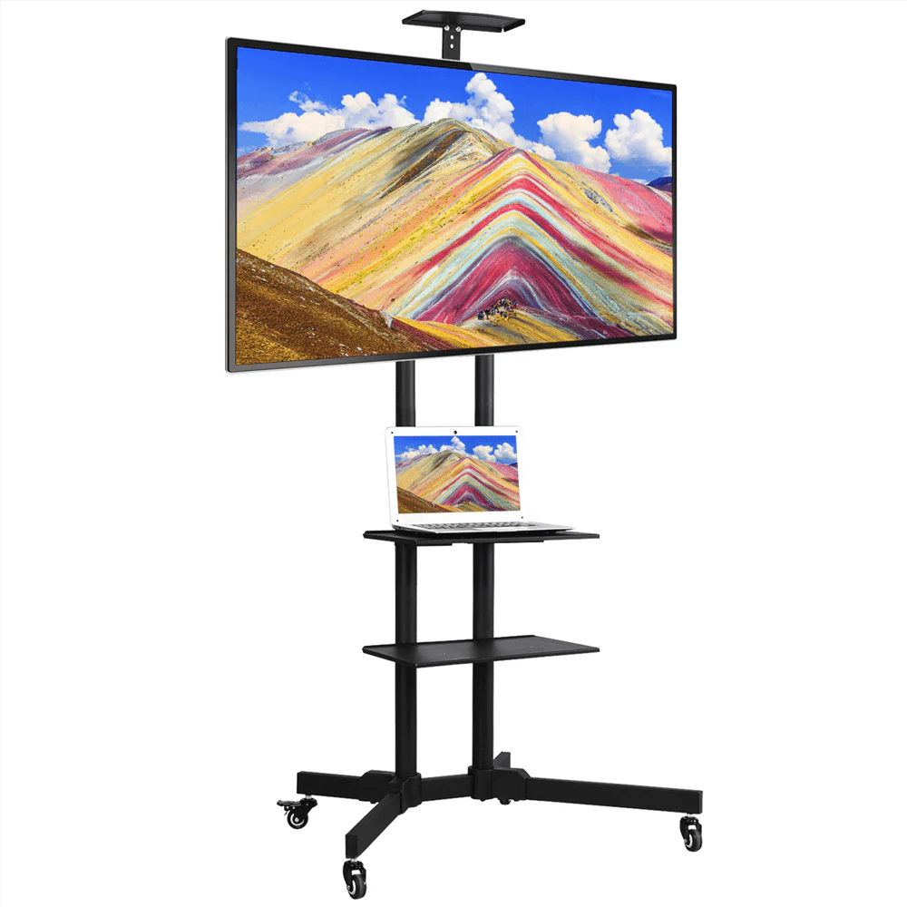 Yaheetech Mobile TV Console Stand For 32 to 65 inch Flat Screen - Image 3