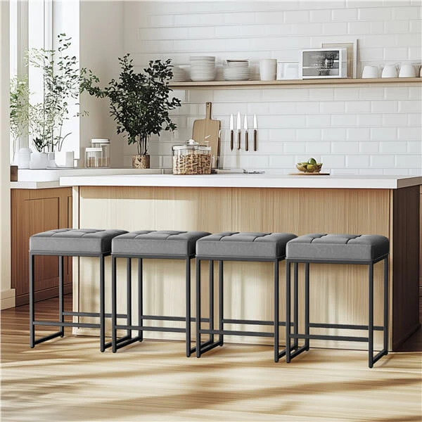 Yaheetech Bar Stools Set of 2, 24 Inch - Image 9
