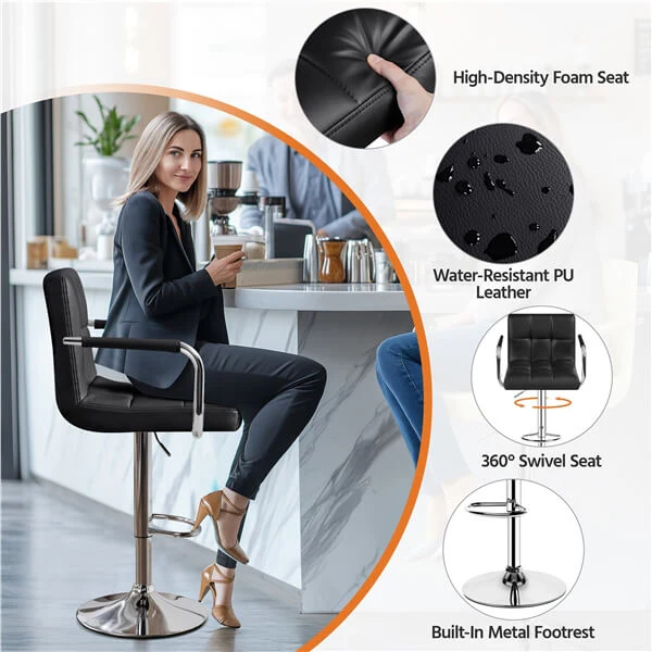 Yaheetech Bar Stools Set of 4 - Image 18