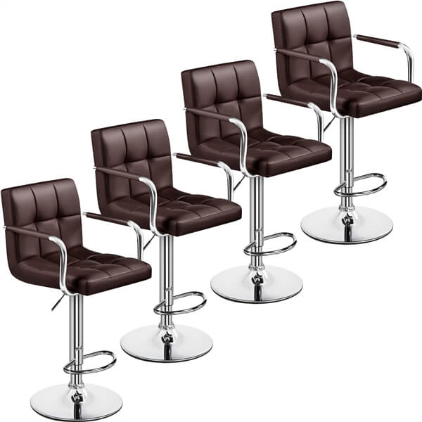 Yaheetech Bar Stools Set of 4 - Image 5