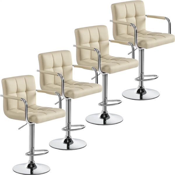 Yaheetech Bar Stools Set of 4 - Image 6