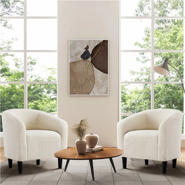 Yaheetech Barrel Chairs