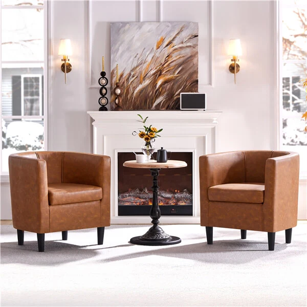 Yaheetech Barrel-shaped Chair - Image 2