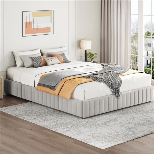 Yaheetech Upholstered Bed with Underbed 3 Storage Drawers - Image 22