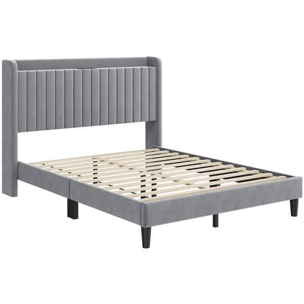 Yaheetech Bed Frame with USB Charging Station and Storage - Image 10