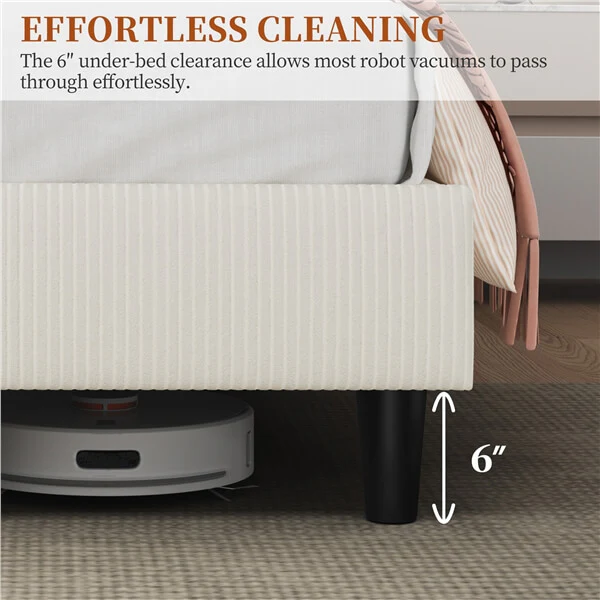Yaheetech Bed Frames with Adjustable Headboard - Image 10