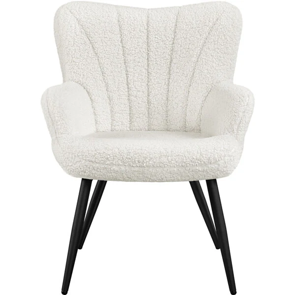 Yaheetech Boucle Accent Chair