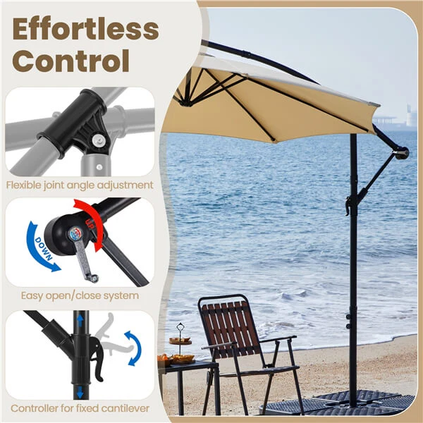 Yaheetech Cantilever Hanging Sunshade - Image 7