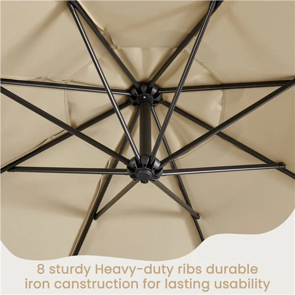 Yaheetech Cantilever Hanging Sunshade - Image 8