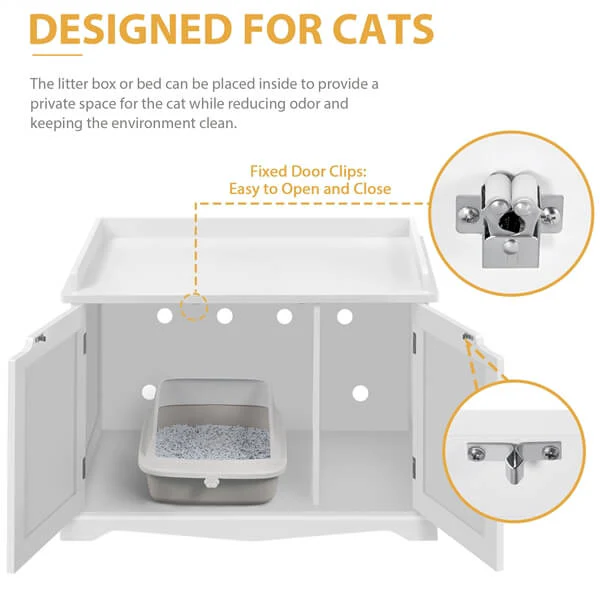 Yaheetech Cat Litter Box Enclosure - Image 6