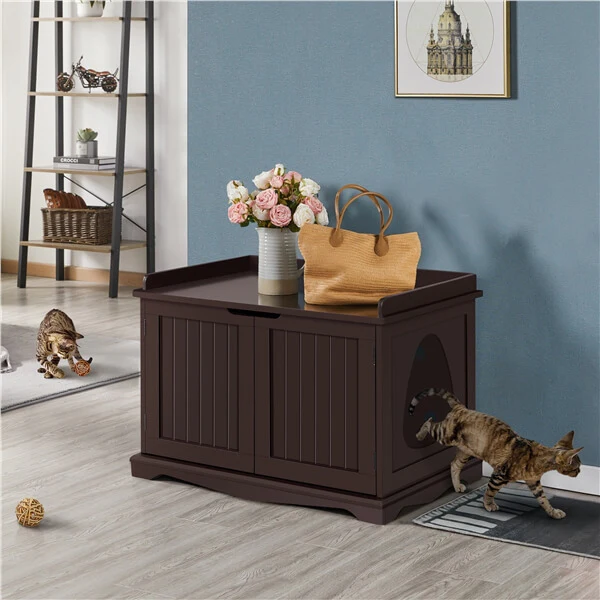 Yaheetech Cat Litter Box Enclosure