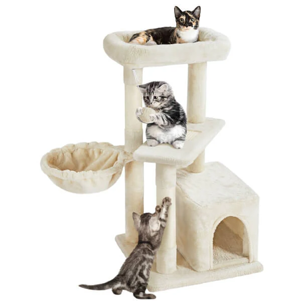 Yaheetech 34.5″ Height Cat Tree with Condo - Image 6