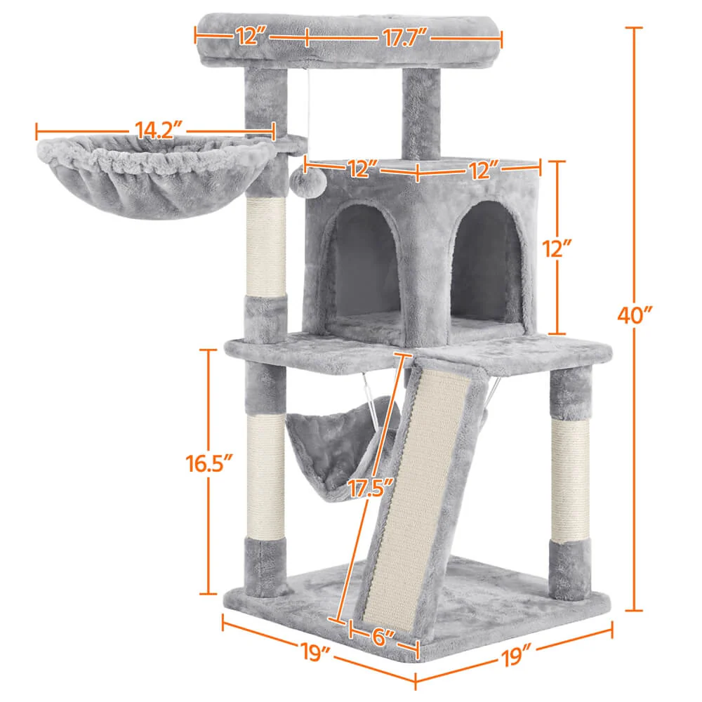 Yaheetech Cat Tree 40-Inch - Image 4