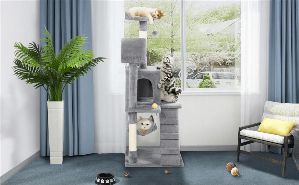 Yaheetech Cat Tree 51 Inch - Image 12