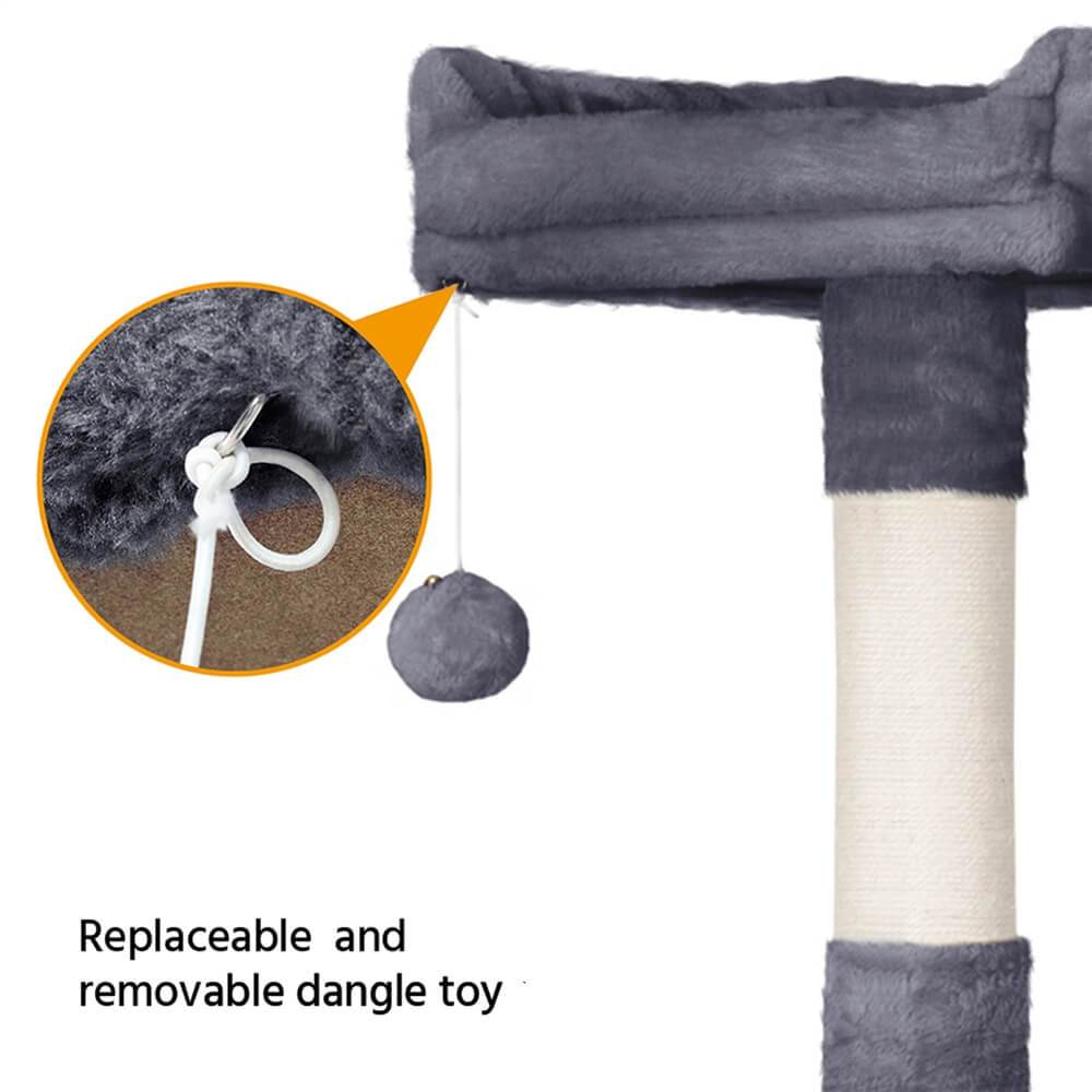 Yaheetech Cat Tree 62 Inch - Image 7