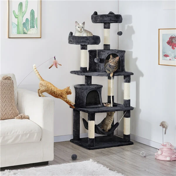 Yaheetech 62.5'' H Cat Tree Cat Tower - Image 10