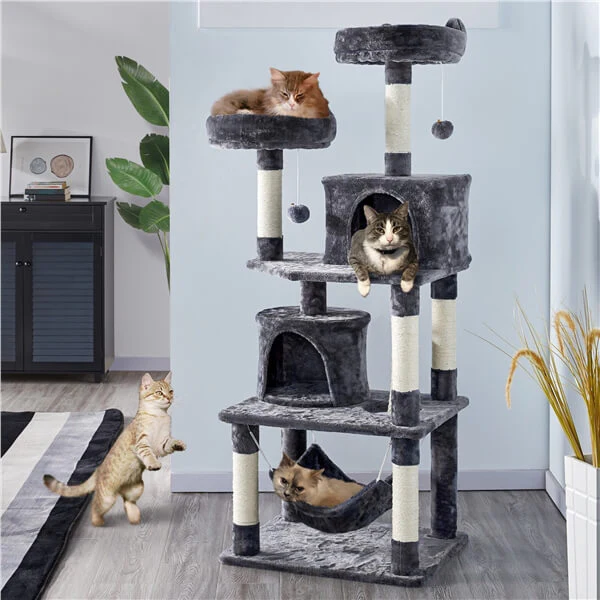 Yaheetech 62.5'' H Cat Tree Cat Tower - Image 11