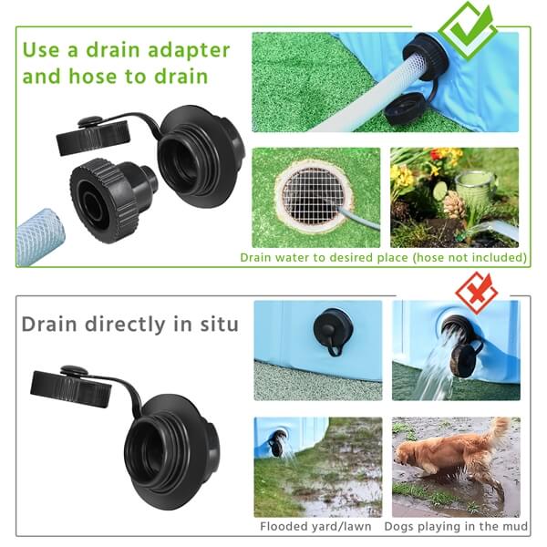 Yaheetech Collapsible Dog Pet Pools - Image 12