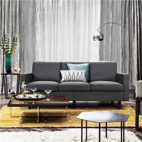 Yaheetech Contemporary 3-Seater Sofa - Image 7
