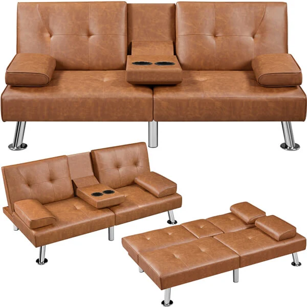 Yaheetech Convertible Sofa Bed - Image 3