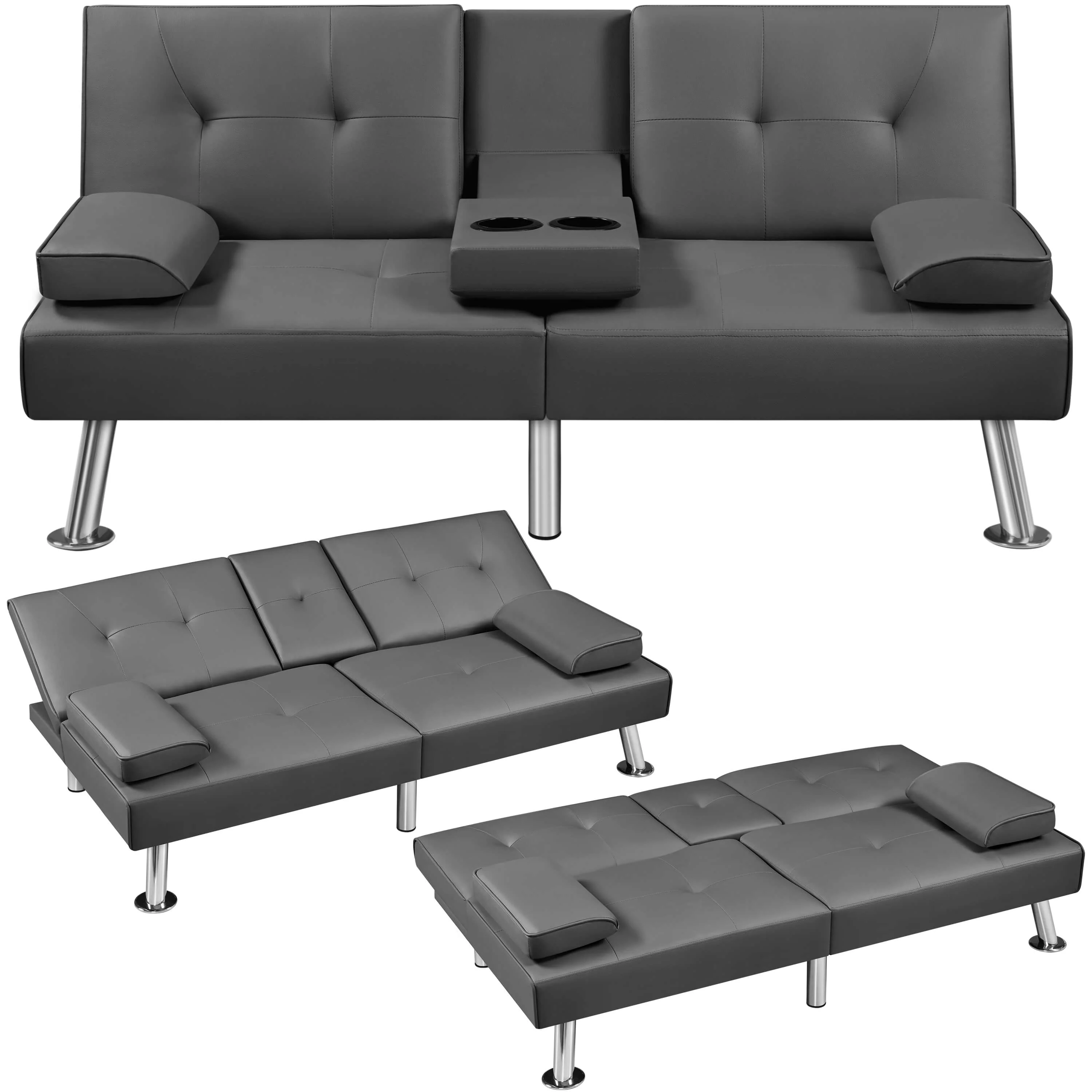 Yaheetech Convertible Sofa Bed - Image 5