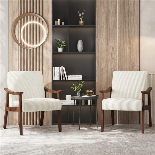 Yaheetech Corduroy Accent Chair - Image 10