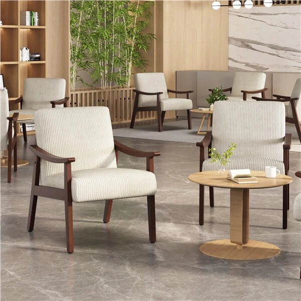 Yaheetech Corduroy Accent Chair - Image 15