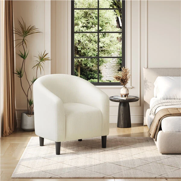 Yaheetech Corduroy Fabric Club Chair - Image 17