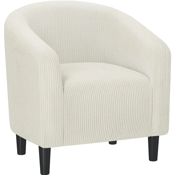 Yaheetech Corduroy Fabric Club Chair - Image 3