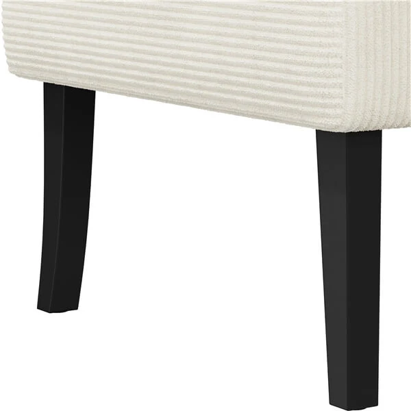 Yaheetech Corduroy Loveseat Small Couch - Image 7