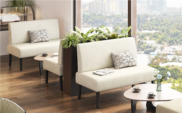 Yaheetech Corduroy Loveseat Small Couch - Image 8