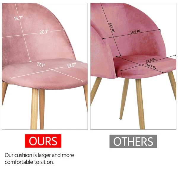 Yaheetech Dining Chairs Kitchen Chairs - Image 5