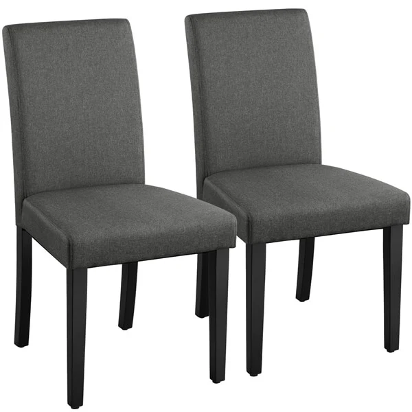 Yaheetech Dining Chairs Set of 2 Fabric Upholstered Parson - Image 2