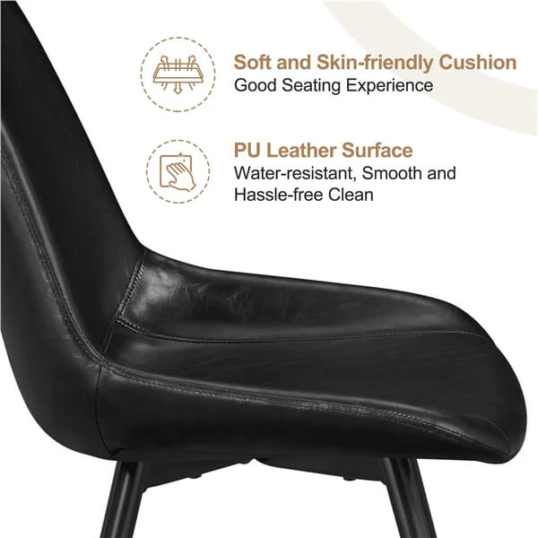 Yaheetech Dining Chairs Set of 2 Modern Upholstered Dining Room Chairs - Image 10