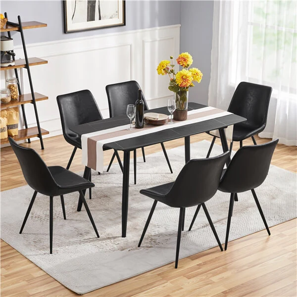 Yaheetech Dining Chairs Set of 2 Modern Upholstered Dining Room Chairs - Image 11