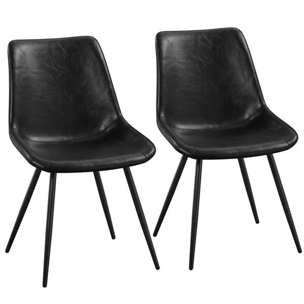 Yaheetech Dining Chairs Set of 2 Modern Upholstered Dining Room Chairs - Image 2