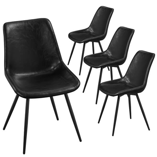 Yaheetech Dining Chairs Set of 2 Modern Upholstered Dining Room Chairs - Image 3