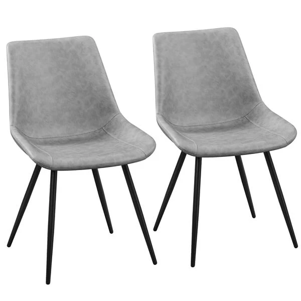 Yaheetech Dining Chairs Set of 2 Modern Upholstered Dining Room Chairs - Image 5