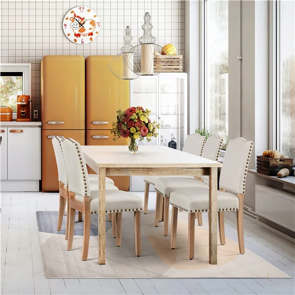 Yaheetech Dining Chairs Set of 4 Dining Room Chair - Image 11