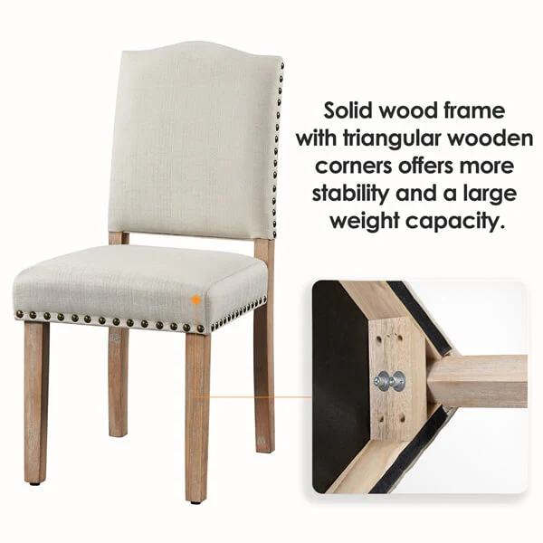Yaheetech Dining Chairs Set of 4 Dining Room Chair - Image 7