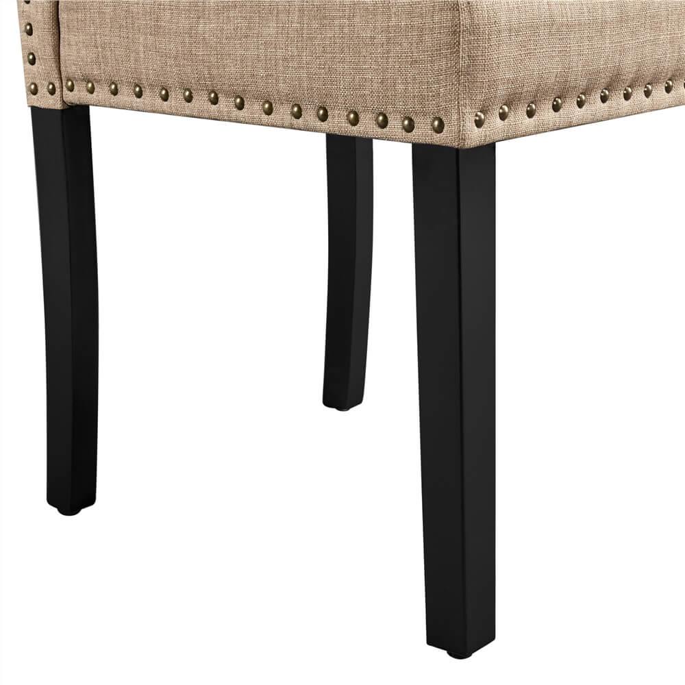 Yaheetech Dining Chairs with Rubber Wood Legs - Image 7