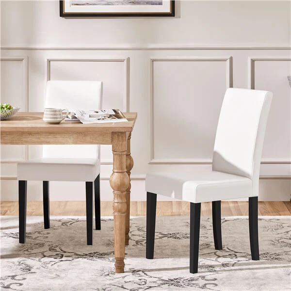 Yaheetech Dining Chairs Set of 6 Faux Leather - Image 9