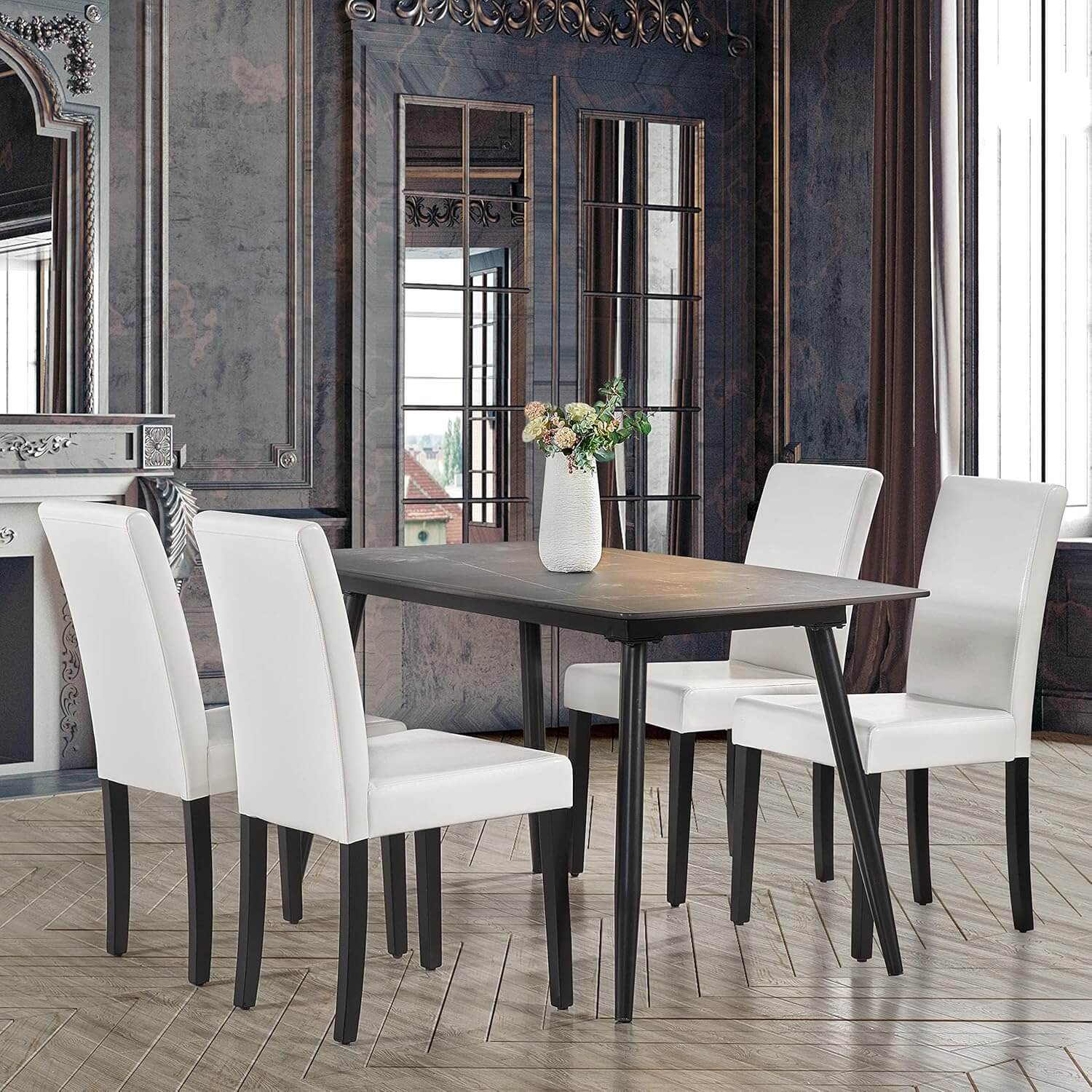 Yaheetech Dining Chairs Set of 8 Dining Room Chairs