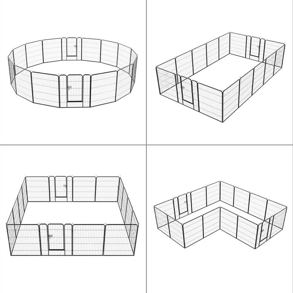 Yaheetech Dog Playpen 16 Panels 32 Inch - Image 5