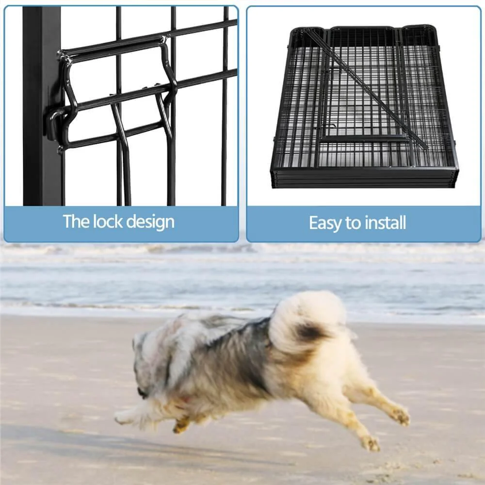 Yaheetech Dog Playpen 16 Panels 40 Inch - Image 4